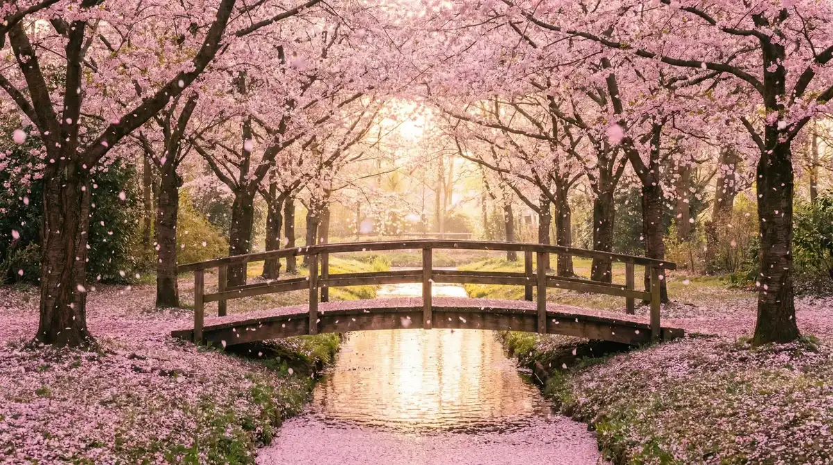 樱花桥畔 - 朴妮唛第一部 唯美风景